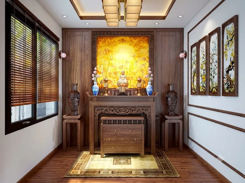 Mơ thấy bàn thờ sáng đèn gắn với cảm giác bình yên và trang nghiêm